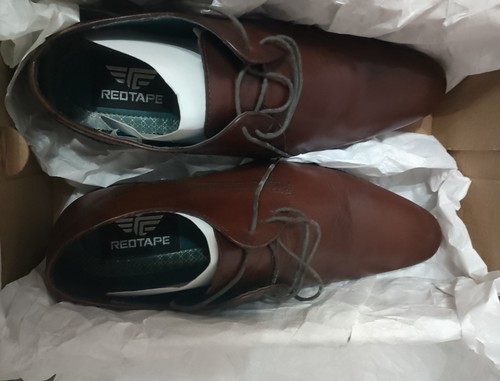 Red tape men - brown, faux