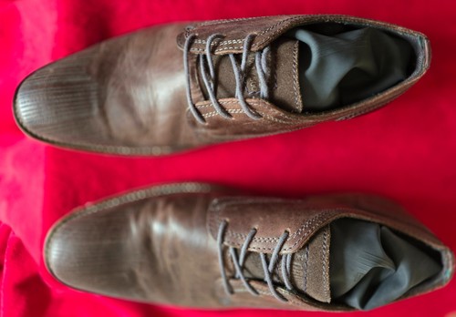 Men bull boxer - brown, leather