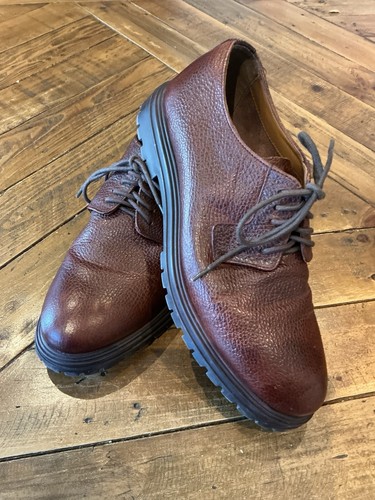Grain leather dark tan - grain,