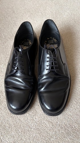 Mens black leather - black, shoes
