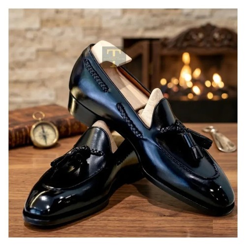 Handmade black calfskin - handmade,