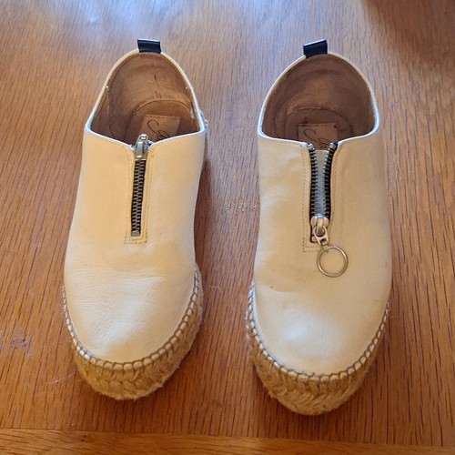 Espadrilles white leather - espadrilles,