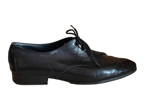 Black leather derby shoes - derby,