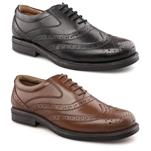 Wide fitting brogues leather - brogues,