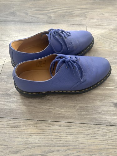 Martens shoes blue - blue, leather