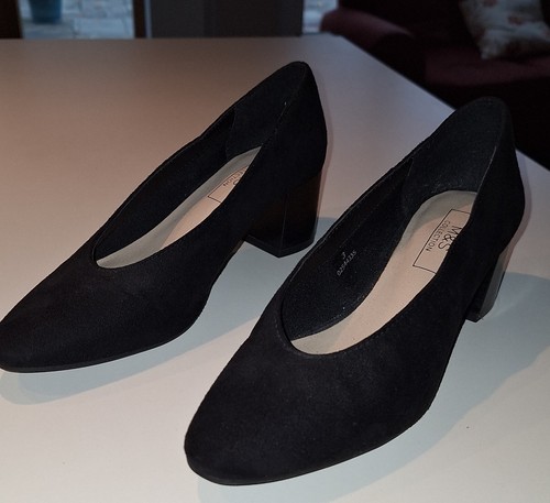 Size black suede shoe - 3,