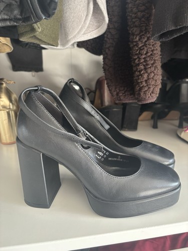 Black size platform shoes - platform,