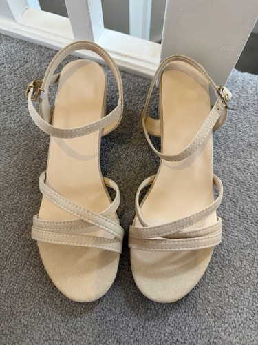 Beige suede style strap - suede,