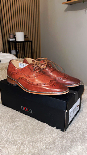 Goor kids brown leather - goor,