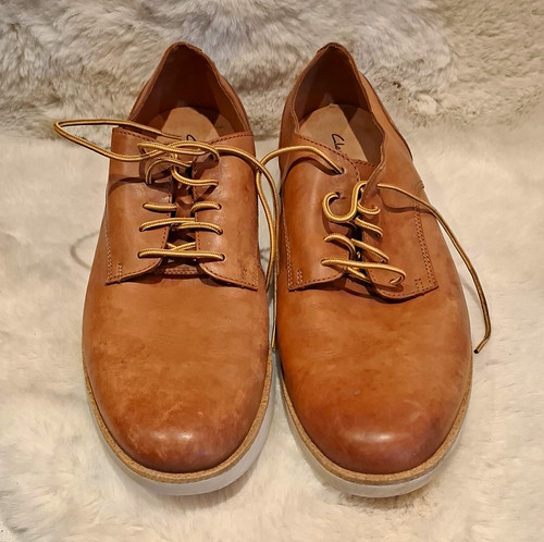Clarks men brown - men’s, leather