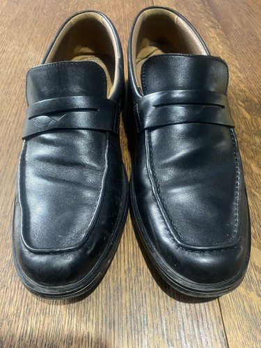 Mens clarks leather slip - leather,
