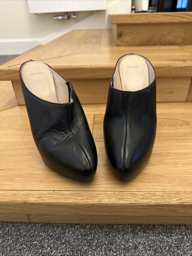 Topshop black pointed - pointed, toe