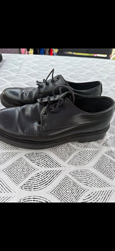 Men black leather derby - men’s,