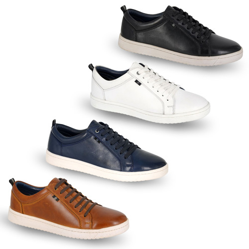 Mens roamers leather shoes - leather,