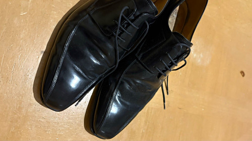 Barker men black leather - men's,