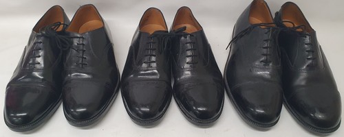 Mens black leather parade - black,