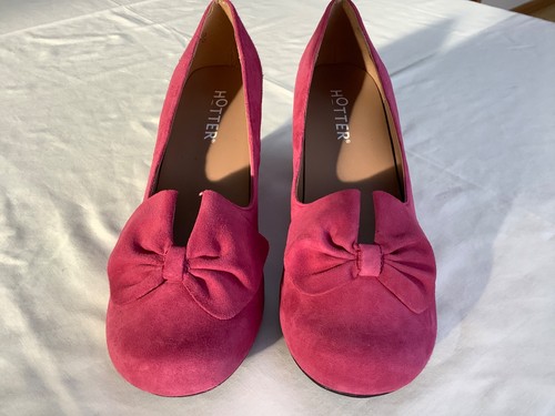 Hotter donna pink suede - pink,