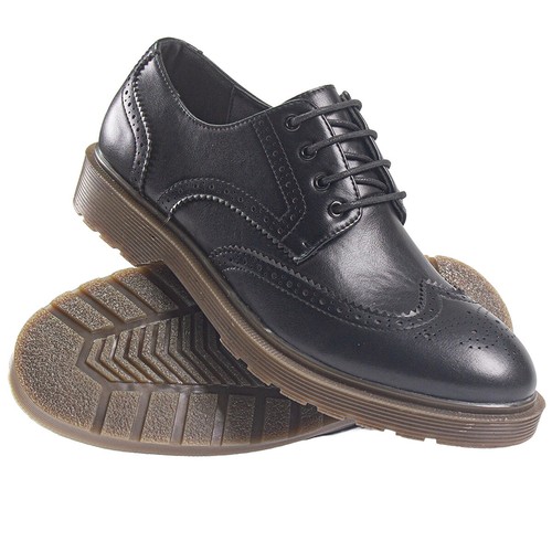 Mens leather brogues smart - brogues,