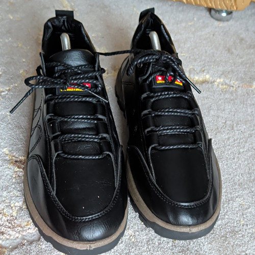 Men leather walking shoes - men's,
