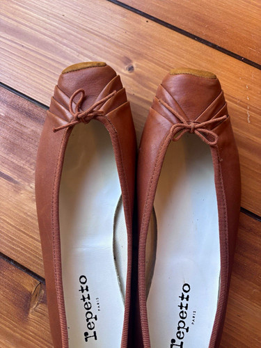 Repetto brown leather ballet - repetto,