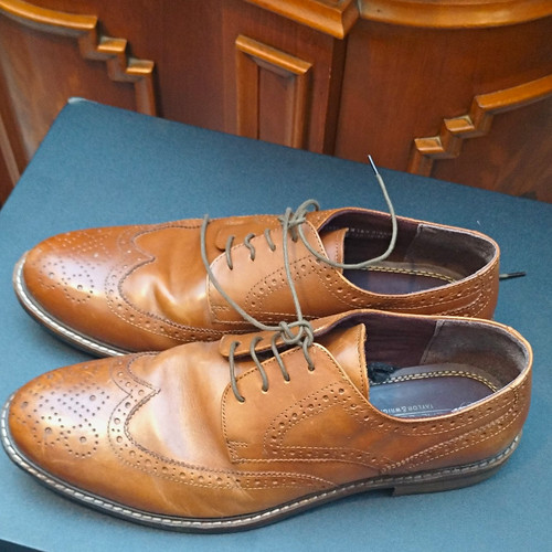Men brown leather wingtip - men’s,