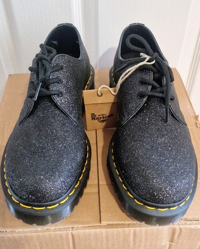 Martens 1461 black - dr., glitter