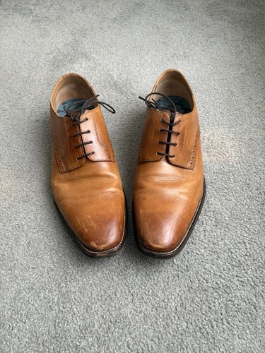 Next tan brown leather derby