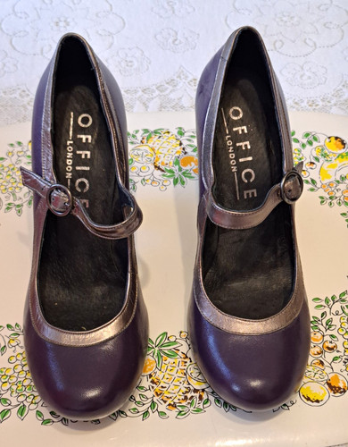 Office purple leather mary - office,