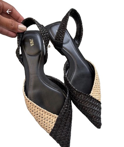 Zara flat shoes size - size, new